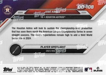 2024 Topps Now Road to Opening Day Houston Astros #OD-108 José Abreu Back