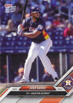 2024 Topps Now Road to Opening Day Houston Astros #OD-108 José Abreu Front