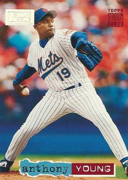 1994 Stadium Club - First Day Issue #28 Anthony Young Front