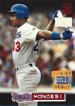 1994 Stadium Club - First Day Issue #390 Raul Mondesi Front