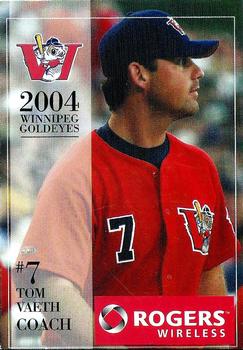 2004 Rogers Winnipeg Goldeyes SGA #NNO Tom Vaeth Front