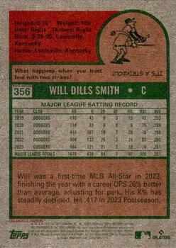 2024 Topps Heritage - Red Border #356 Will Smith Back