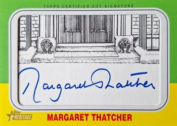 2024 Topps Heritage - 1975 Celebrity Cut Signatures #75CCS-MT Margaret Thatcher Front