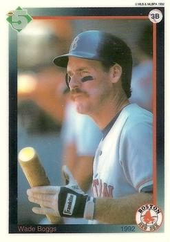 1992 High 5 Reusable Decals - Decals (Cut With Card Backing) #NNO Wade Boggs Front