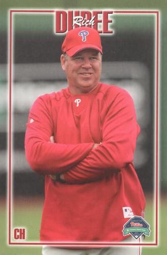 2007 Philadelphia Phillies Photo Cards #NNO Rich Dubee Front