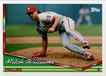1994 Topps #114 Mitch Williams Front