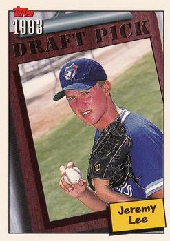 1994 Topps #206 Jeremy Lee Front