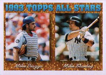 1994 Topps #391 Mike Piazza / Mike Stanley Front