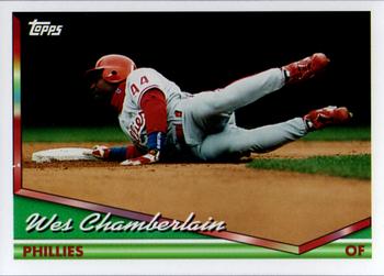 1994 Topps #419 Wes Chamberlain Front