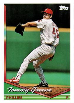1994 Topps #570 Tommy Greene Front