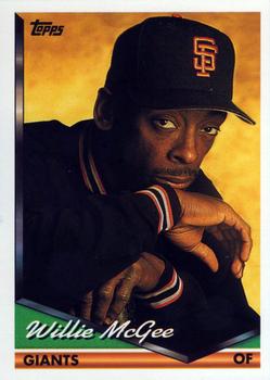 1994 Topps #574 Willie McGee Front