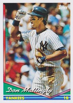1994 Topps #600 Don Mattingly Front