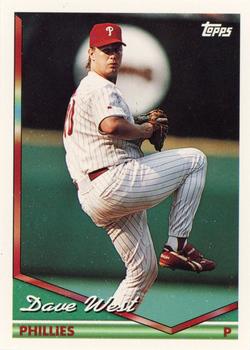 1994 Topps #266 Dave West Front