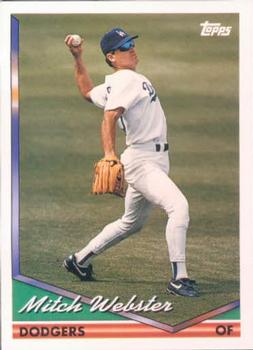 1994 Topps #382 Mitch Webster Front