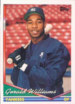 1994 Topps #383 Gerald Williams Front