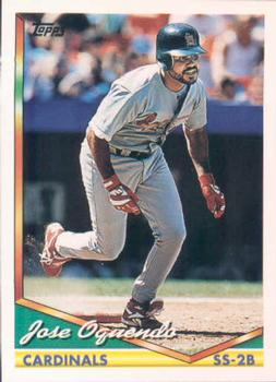1994 Topps #406 Jose Oquendo Front