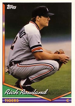 1994 Topps #588 Rich Rowland Front