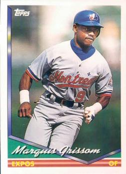 1994 Topps #590 Marquis Grissom Front