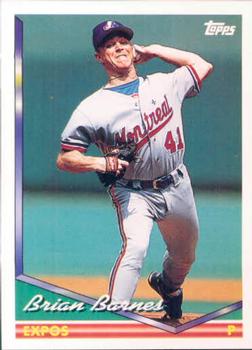 1994 Topps #694 Brian Barnes Front