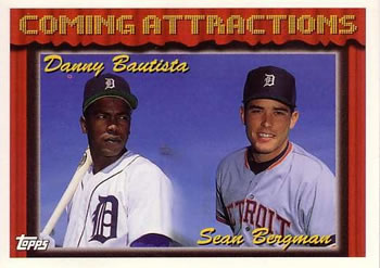 1994 Topps #768 Danny Bautista / Sean Bergman Front