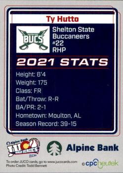 2021 Juco World Series Shelton State Buccaneers #NNO Ty Hutto Back