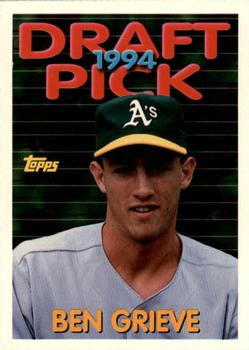 1994 Topps Traded #44T Ben Grieve Front