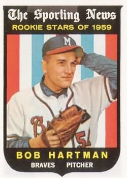 1959 Topps #128 Bob Hartman Front