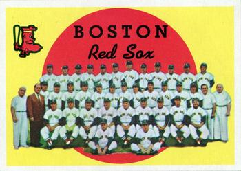 1959 Topps #248 Red Sox Team Card / Third Series Checklist: 177-264 Front
