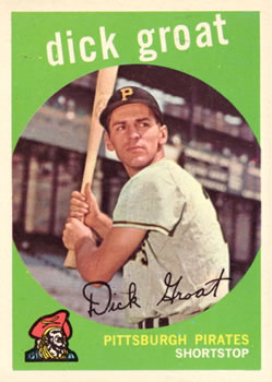 1959 Topps #160 Dick Groat Front