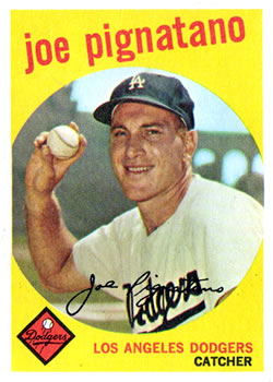 1959 Topps #16 Joe Pignatano Front