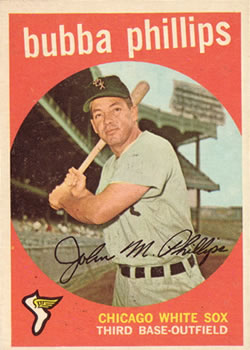 1959 Topps #187 Bubba Phillips Front