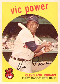 1959 Topps #229 Vic Power Front