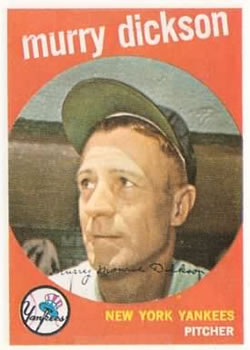 1959 Topps #23 Murry Dickson Front