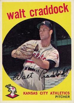 1959 Topps #281 Walt Craddock Front