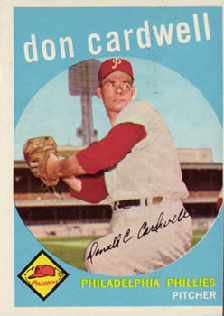 1959 Topps #314 Don Cardwell Front