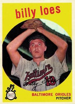 1959 Topps #336 Billy Loes Front