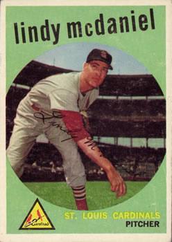 1959 Topps #479 Lindy McDaniel Front