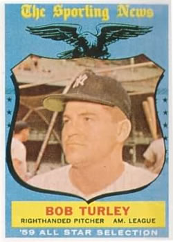 1959 Topps #570 Bob Turley Front