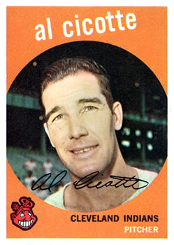 1959 Topps #57 Al Cicotte Front