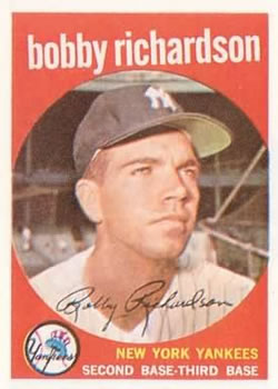 1959 Topps #76 Bobby Richardson Front
