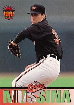 1994 Triple Play #157 Mike Mussina Front