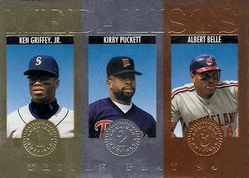 1994 Triple Play - Medalists #11 Ken Griffey Jr. / Kirby Puckett / Albert Belle Front