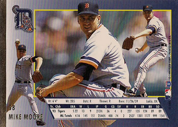 1994 Ultra #58 Mike Moore Back
