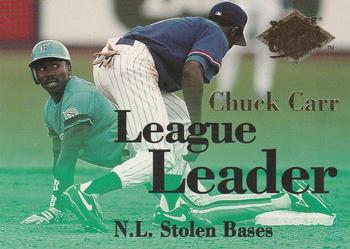 1994 Ultra - League Leaders #8 Chuck Carr Front