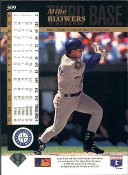 1994 Upper Deck #309 Mike Blowers Back