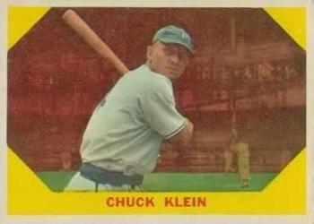 1960 Fleer Baseball Greats #30 Chuck Klein Front