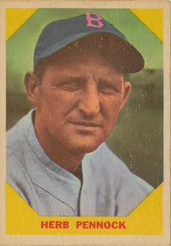 1960 Fleer Baseball Greats #35 Herb Pennock Front