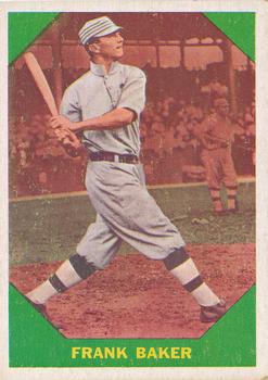 1960 Fleer Baseball Greats #41 Frank Baker Front