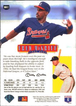 1994 Upper Deck - Mickey Mantle's Long Shots #MM12 Fred McGriff Back