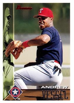 1995 Bowman #186 Andrew Vessel Front